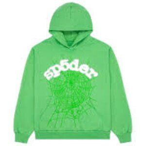 Sp5der Web Hoodie Green